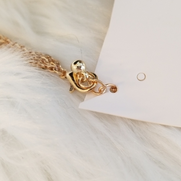 ๐คฃBeautiful Chain Bib Necklace Gold Plated - Picture 8 of 8